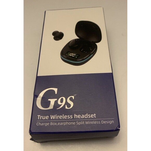 Bluetooth Wireless Touch-Control Headset, LED Lamp Digital Display Bluetooth - Picture 1 of 3